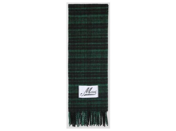 Marni Sciarpa in lana mohair a quadri - vista 4