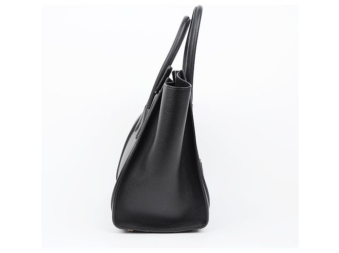 Luggage Céline Borsa a spalla Mini Tote in pelle grana Noir - vista 6