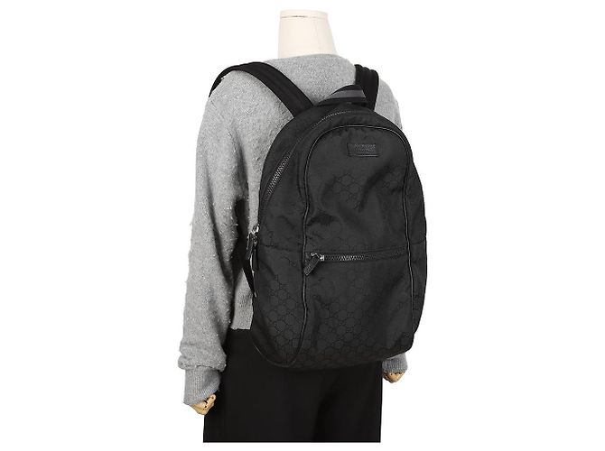 Gucci Zaino Microshima Nylon Black - vista 10