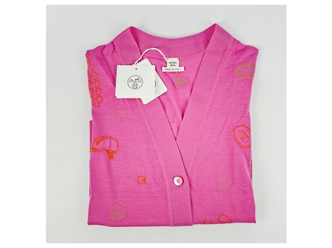 Hermès Leichter Cardigan mit langen Ärmeln - Ansicht 12