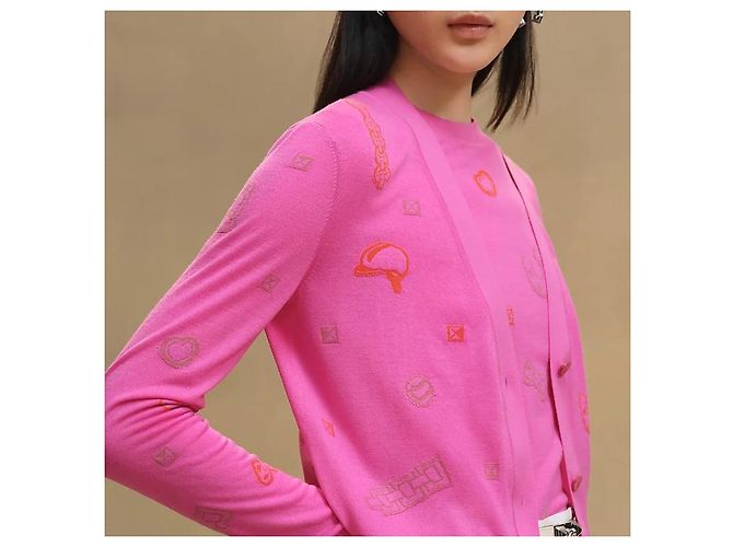 Hermès Leichter Cardigan mit langen Ärmeln - Ansicht 4