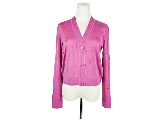 Hermès Leichter Cardigan mit langen Ärmeln - Ansicht 6