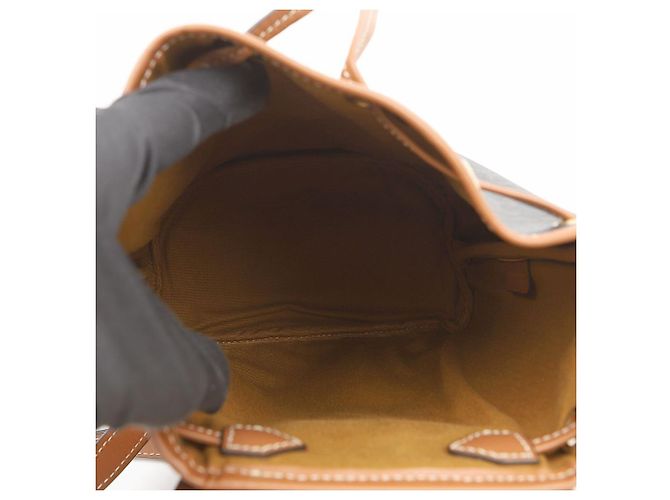 Céline Mini Zaino Triope Polco Canvas Tan - vista 8