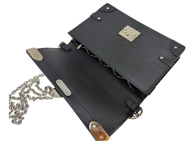 Louis Vuitton Borsa a Tracolla Portafoglio Trunk Nera - vista 7