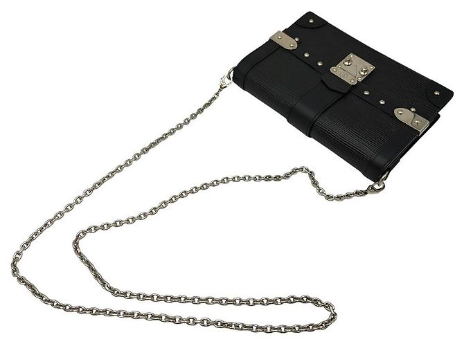 Louis Vuitton Borsa a Tracolla Portafoglio Trunk Nera - vista 8