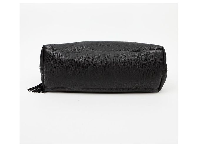 Gucci Borsa a tracolla Soho Tassel Interlocking Nera - vista 5
