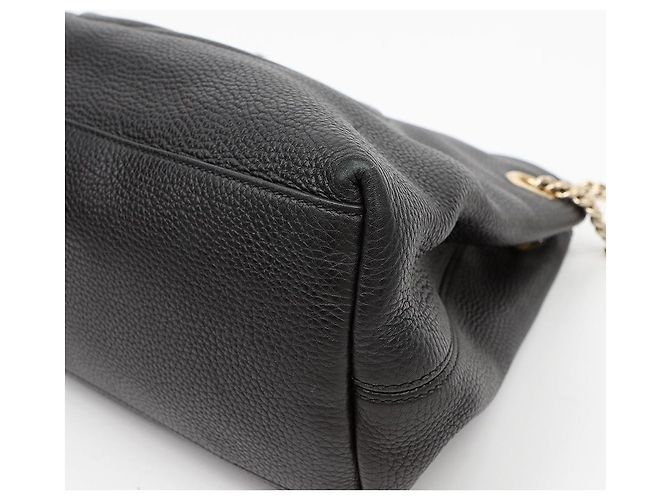 Gucci Borsa a tracolla Soho Tassel Interlocking Nera - vista 6