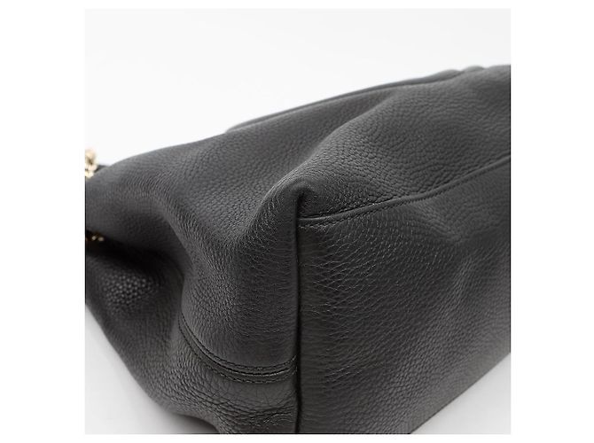 Gucci Borsa a tracolla Soho Tassel Interlocking Nera - vista 7