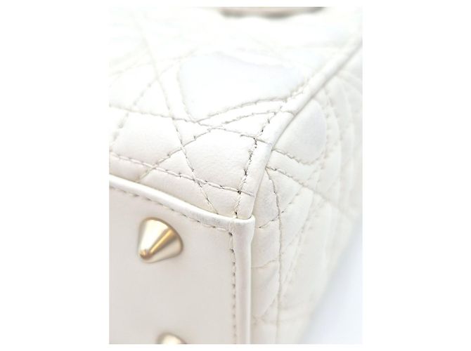 Dior Lady Heart Cannage White Condition - vista 11