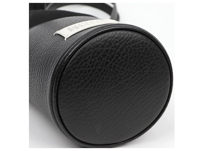 Maison Martin Margiela Borsa a secchiello in micro pelle Nera - vista 7