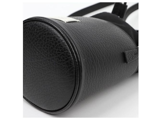 Maison Martin Margiela Borsa a secchiello in micro pelle Nera - vista 8