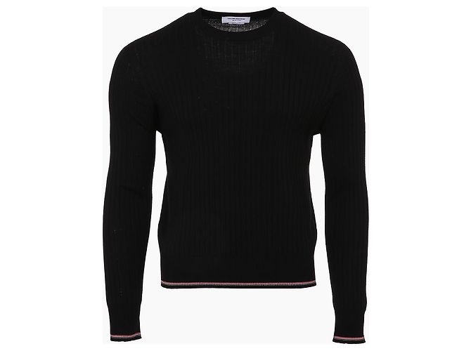 Thom Browne Merinowolle-Pullover im Rippstrick - Ansicht 2
