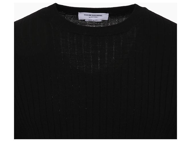Thom Browne Merinowolle-Pullover im Rippstrick - Ansicht 7