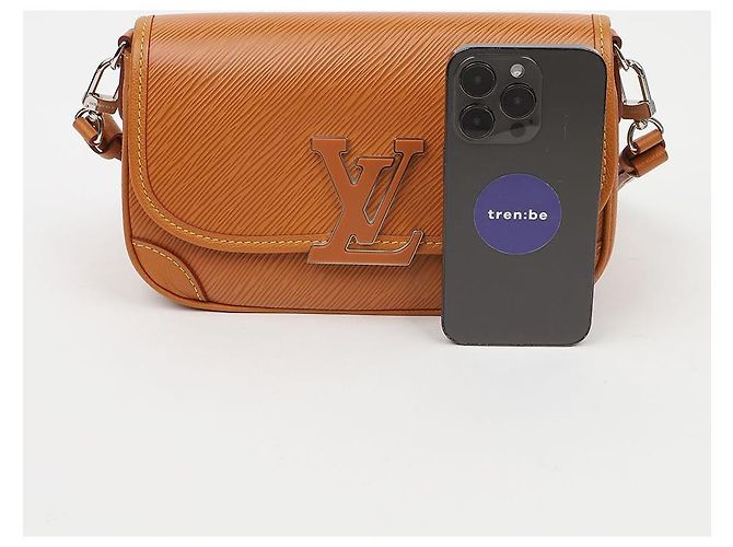 Louis Vuitton Borsa a tracolla Epoche Gold Miel Brown - vista 11