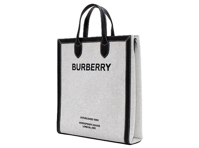 Burberry Borsa Tote e Borsa a Tracolla Hosbury Print Canvas - vista 2