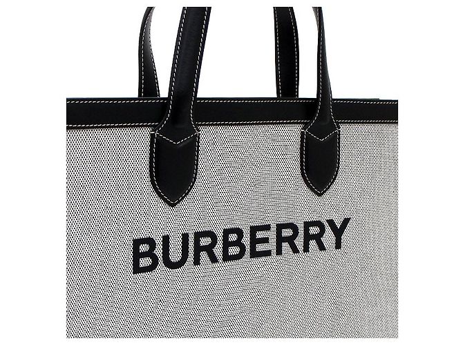 Burberry Borsa Tote e Borsa a Tracolla Hosbury Print Canvas - vista 7