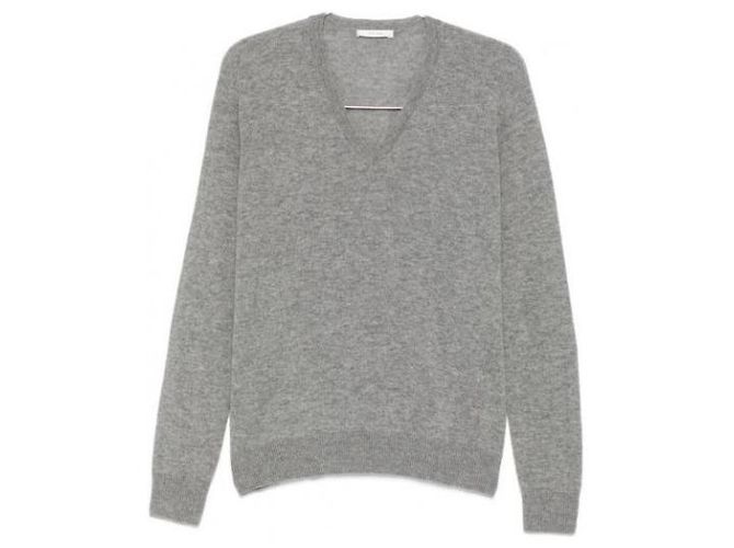 The Row Phora Kaschmir Pullover Hellgrau Melange - Ansicht 3