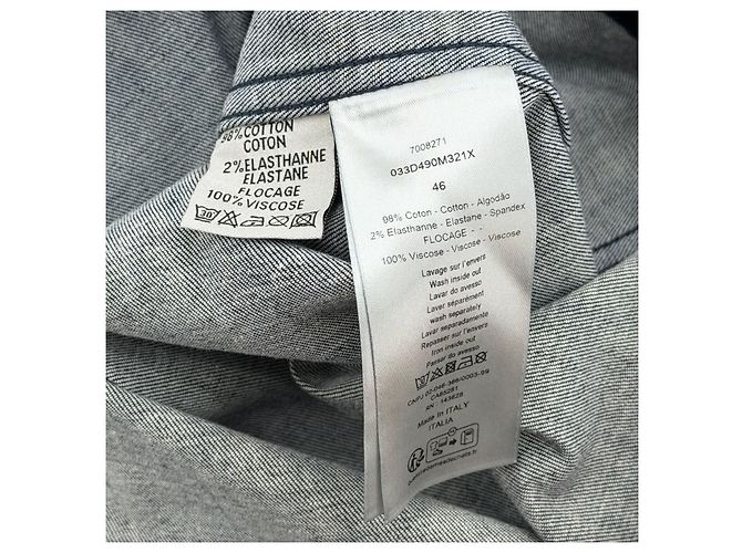Dior Sovracamicia in velluto misto cotone - vista 7