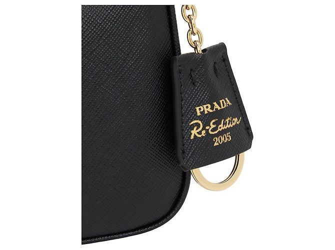 Prada Re-Edition Saffiano Mini Schultertasche - Ansicht 8