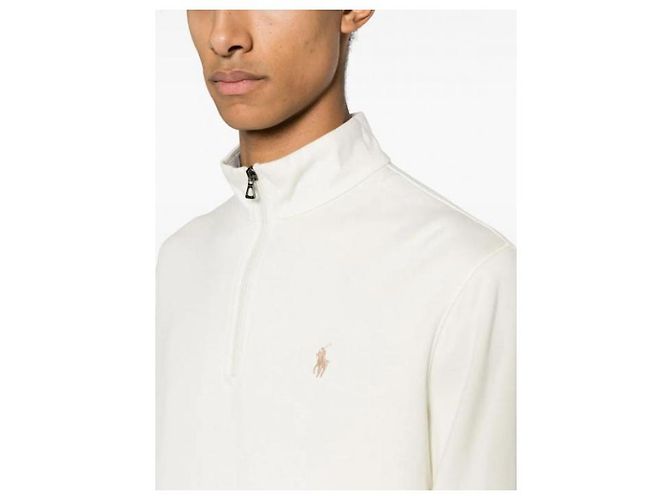 Ralph Lauren Quarter Zip Pullover with Pony Logo - view 8