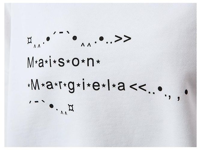 Maison Martin Margiela Sweatshirt mit Emoticon-Logo-Print - Ansicht 18