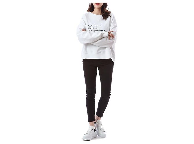 Maison Martin Margiela Sweatshirt mit Emoticon-Logo-Print - Ansicht 2