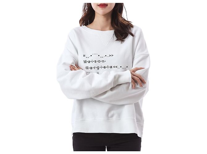 Maison Martin Margiela Sweatshirt mit Emoticon-Logo-Print - Ansicht 3
