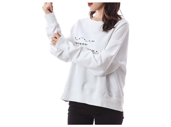 Maison Martin Margiela Sweatshirt mit Emoticon-Logo-Print - Ansicht 6