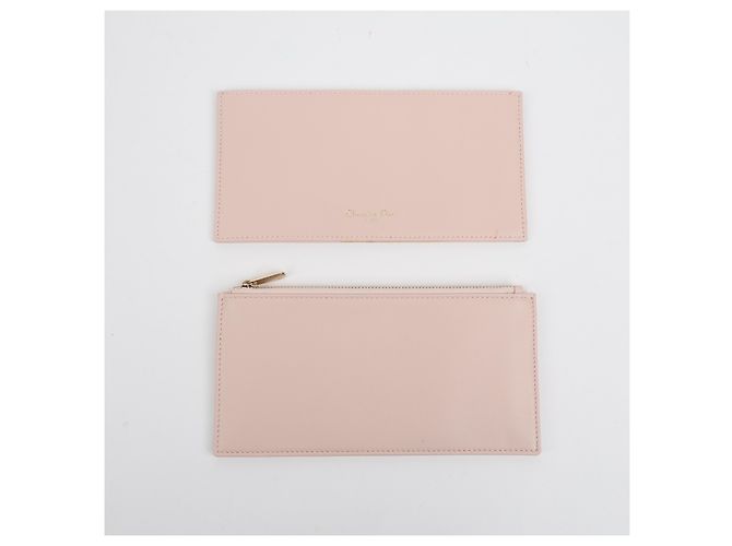 Dior Lady Pouch e borsa a tracolla in pelle d'agnello Cannage Dusty Pink - vista 16