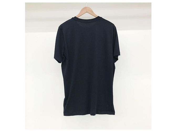 Moncler T-Shirt mit gummiertem Logo-Print Night Blue - Ansicht 10