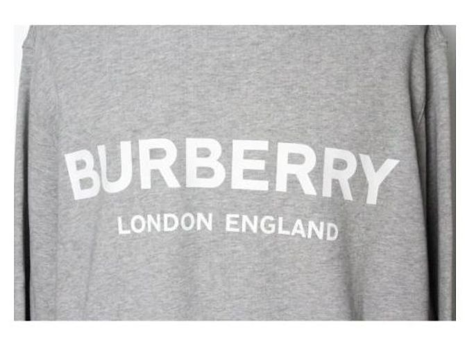 Burberry Logo Sweatshirt Grau - Ansicht 6