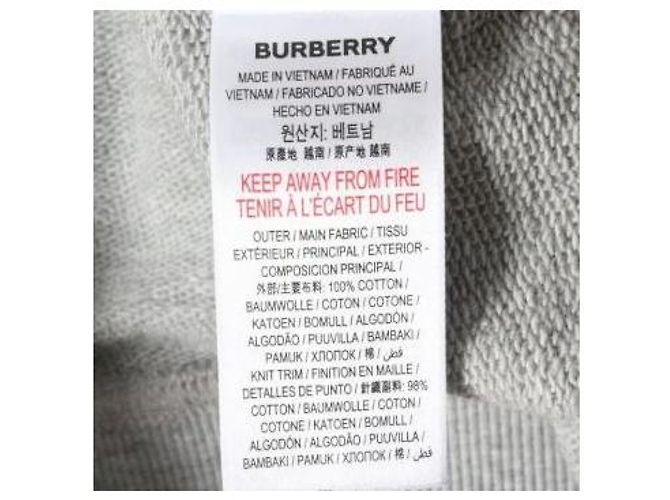 Burberry Logo Sweatshirt Grau - Ansicht 8