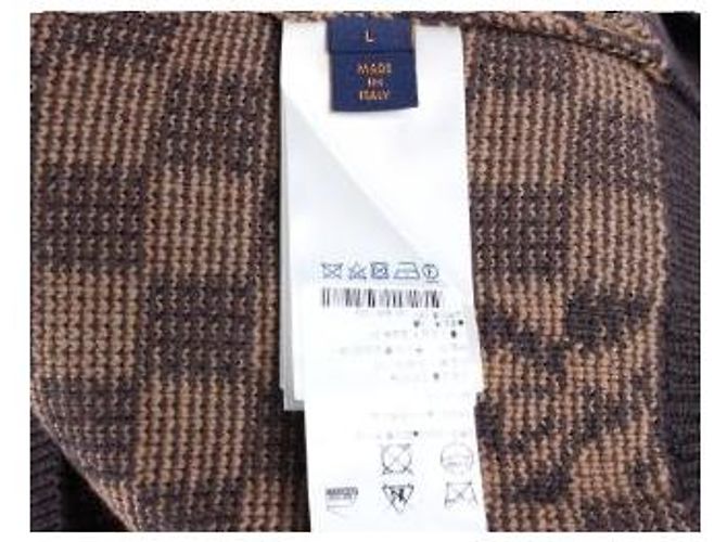 Louis Vuitton Damier Rundhals Strickpullover Braun - Ansicht 8