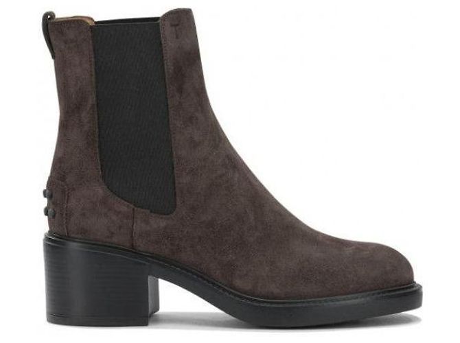 Botines de ante Tod's marrón oscuro - vista 3