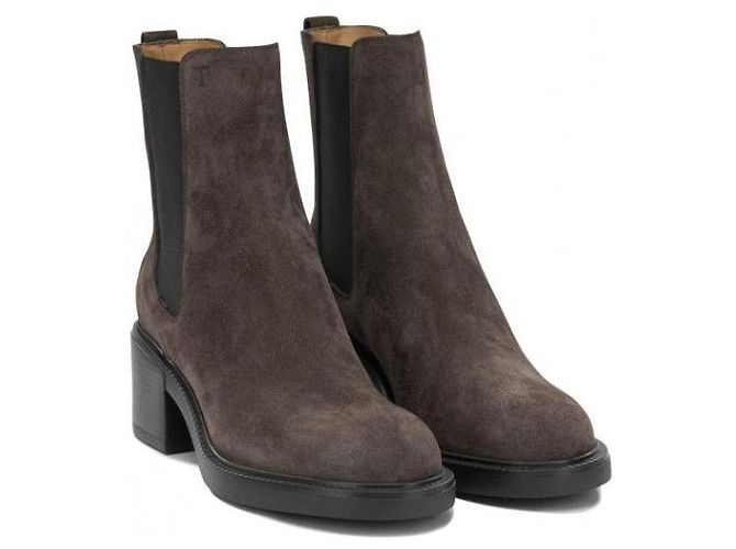 Botines de ante Tod's marrón oscuro - vista 4