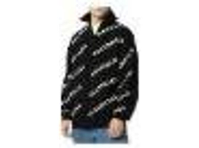 Balenciaga Strickpullover mit halbem Reißverschluss Schwarz - Ansicht 8