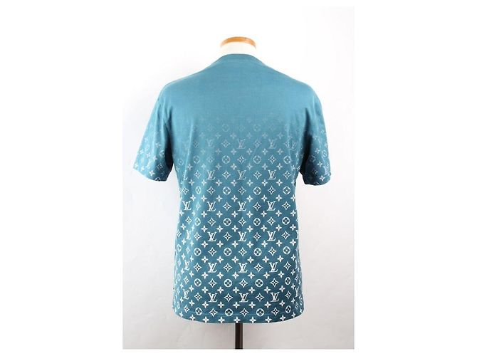 Louis Vuitton T-Shirt mit kurzen Ärmeln und Gradienten-Monogramm - Ansicht 4