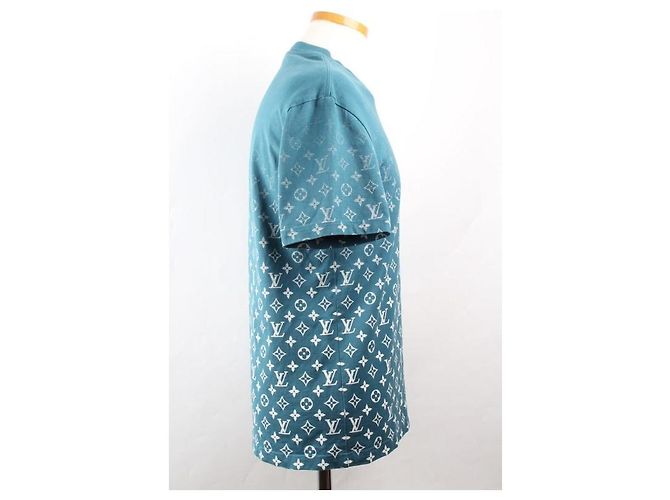 Louis Vuitton T-Shirt mit kurzen Ärmeln und Gradienten-Monogramm - Ansicht 5