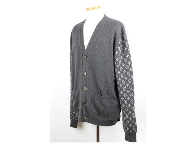 Louis Vuitton Kaschmir-Cardigan mit Monogramm XL - Ansicht 2