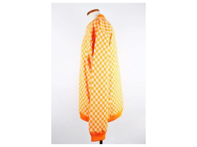 Louis Vuitton Damier Crewneck Knit Orange XL - Ansicht 4