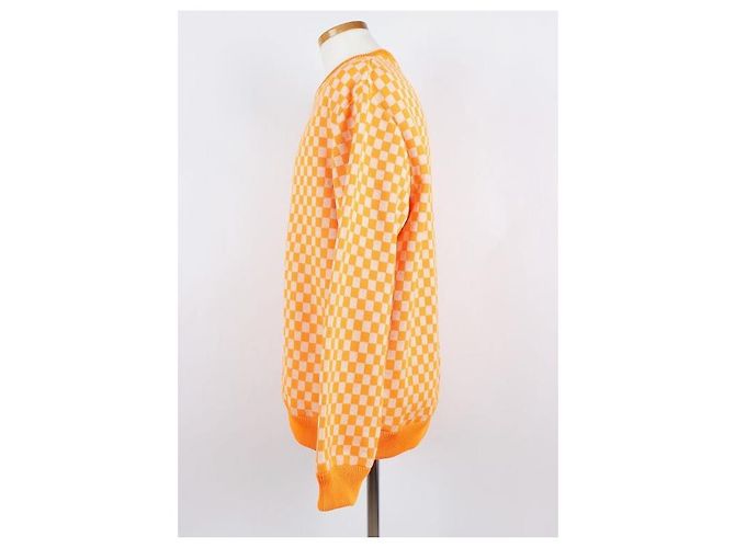 Louis Vuitton Damier Knit Pullover Orange - Ansicht 3