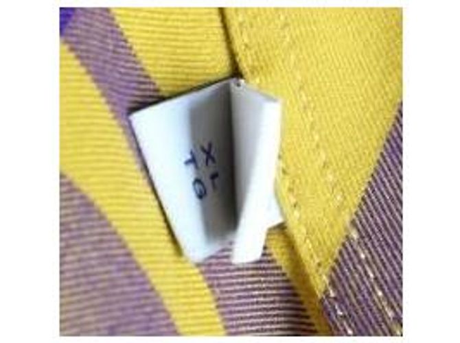 Burberry Camicia a quadri in cotone gialla - vista 8