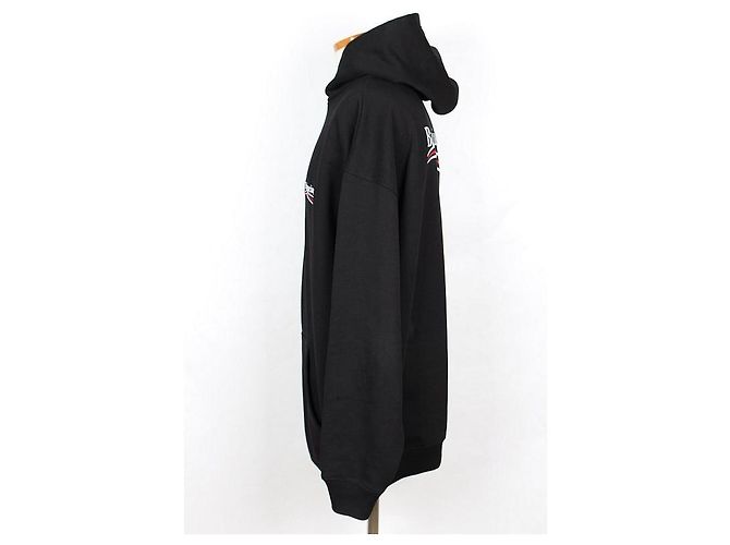 Balenciaga Wave Logo Bestickter Kapuzenpullover New Model (SKU - Ansicht 3