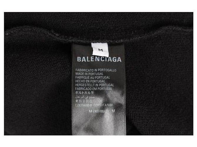 Balenciaga Wave Logo Bestickter Kapuzenpullover New Model (SKU - Ansicht 7