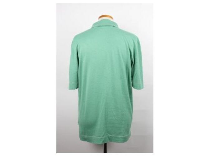 Hermès Kurzarm T-Shirt aus Strick mit Kragen XL - Ansicht 2