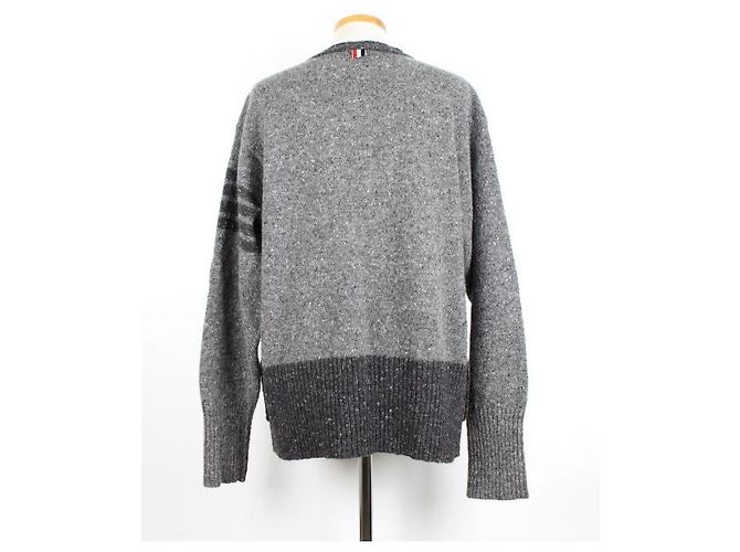Thom Browne Mohair-Tweed-Wollcardigan - Ansicht 4