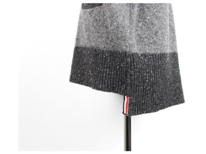 Thom Browne Mohair-Tweed-Wollcardigan - Ansicht 7