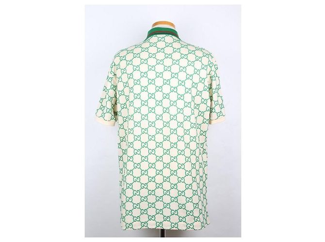 Gucci Kurzarm-Polohemd aus PK mit gesticktem GG-Logo - Ansicht 5