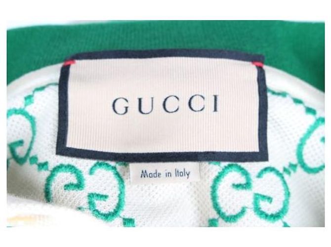 Gucci Kurzarm-Polohemd aus PK mit gesticktem GG-Logo - Ansicht 7