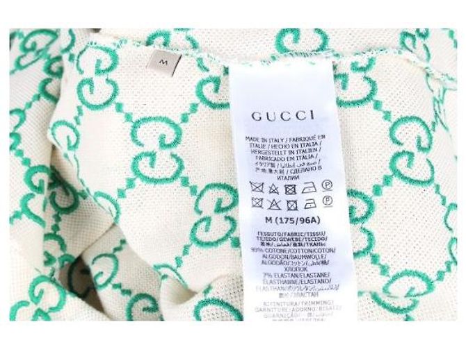 Gucci Kurzarm-Polohemd aus PK mit gesticktem GG-Logo - Ansicht 8